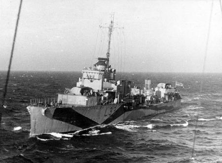 HMS Vivien, the V&W Class Destroyer, launched in 1919, that was adopted by Bromyard during Warship Week in 1941.