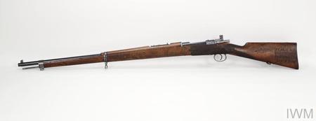 A captured Boer, German manufactured Mauser rifle of the type held by the museum. Danny Rees' choice as favourite museum item. © IWM FIR 7597