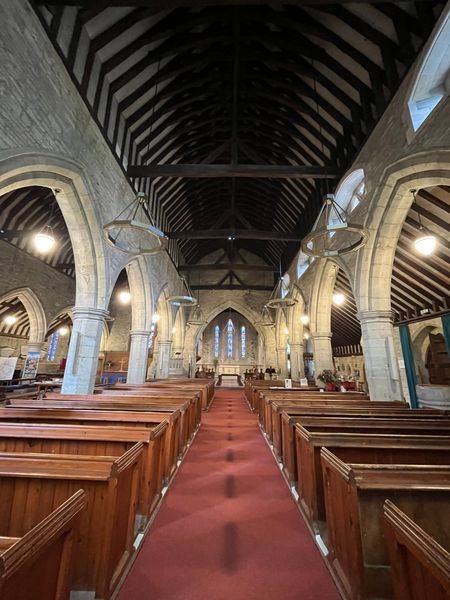 The nave of Kington Church