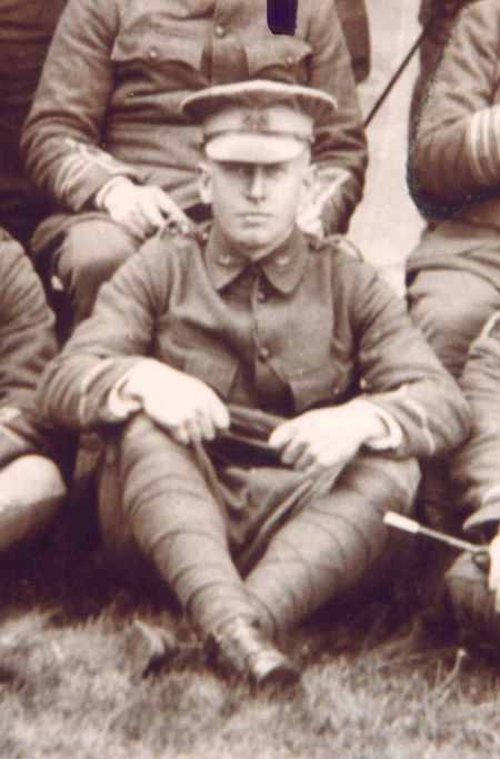Capel as an officer in The Herefordshire Rifle Volunteers