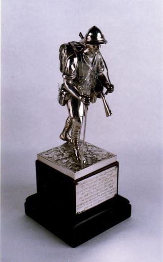 The Middle East soldier presented to the Officers mess of the Herefordshire Regiment on leaving the Palestine theatre of war by the other Officers Messes of the 159 Brigade.