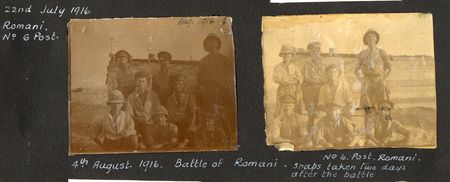 Soldiers of The Herefordshire Regiment at Romani Post 6