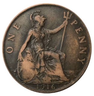 The 'old' (pre-decimal) penny coin