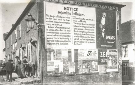 Ledbury, Bye Street Bill Posting Station 1909