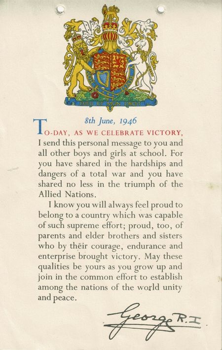 The message passed to all school children