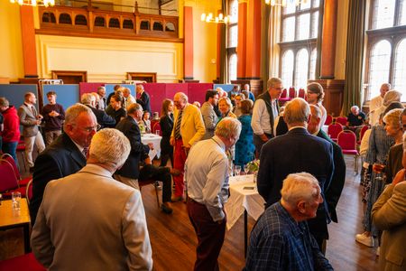 Some of those gathered to learn more about Op Blackout at Hereford Town Hall.