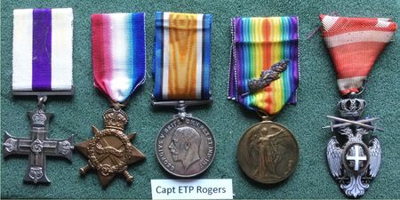 Capt Rogers' medals
