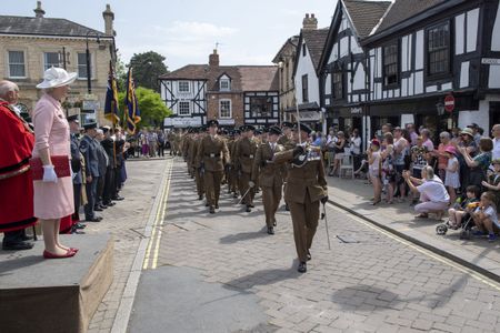 Reservists from 6 Rifles exercsie their Freedom Rights in 2019.