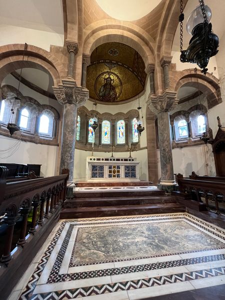 Byzantine inspired St Catherine's Church, Hoarwithy