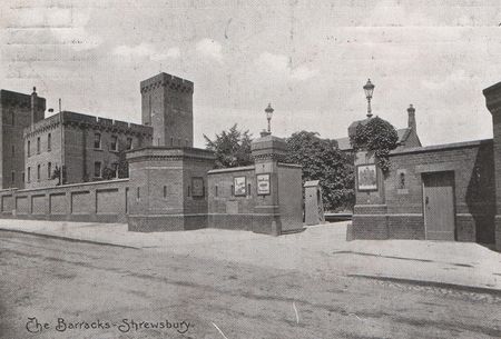 The entrance to Copthorne Barracks 1906.