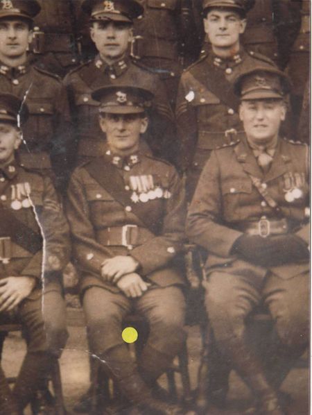 Sjt Maj Harman at the 1935 Jubilee Parade.