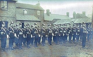 On parade at Friars Street Drill Hall