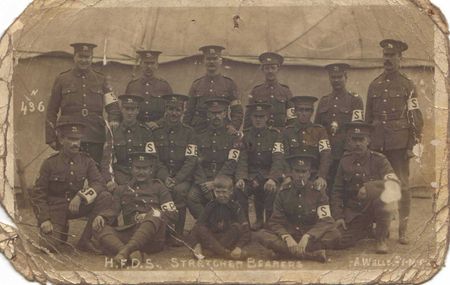 Members of the Regimental Band as Stretcher Bearers.
