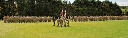 Hereford & Worcester Army Cadet Force receive their new Banners at Penally Annual Camp 2915