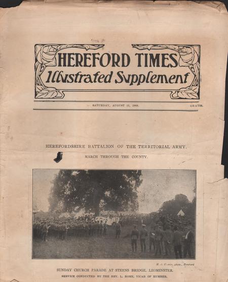 The Hereford Times issued a special supplement to cover the parade