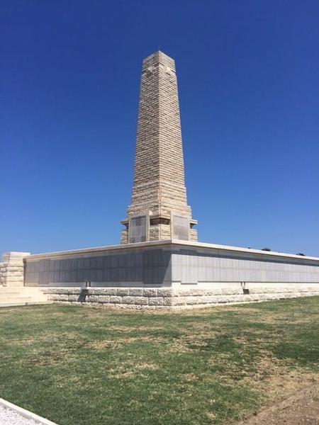 The Helles Memorial at Gallipoli