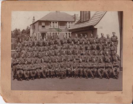 C Company of the 3rd Battalion of The Herefordshire Home Guard, winners of the Battalion Efficiency Cup in May 1942.