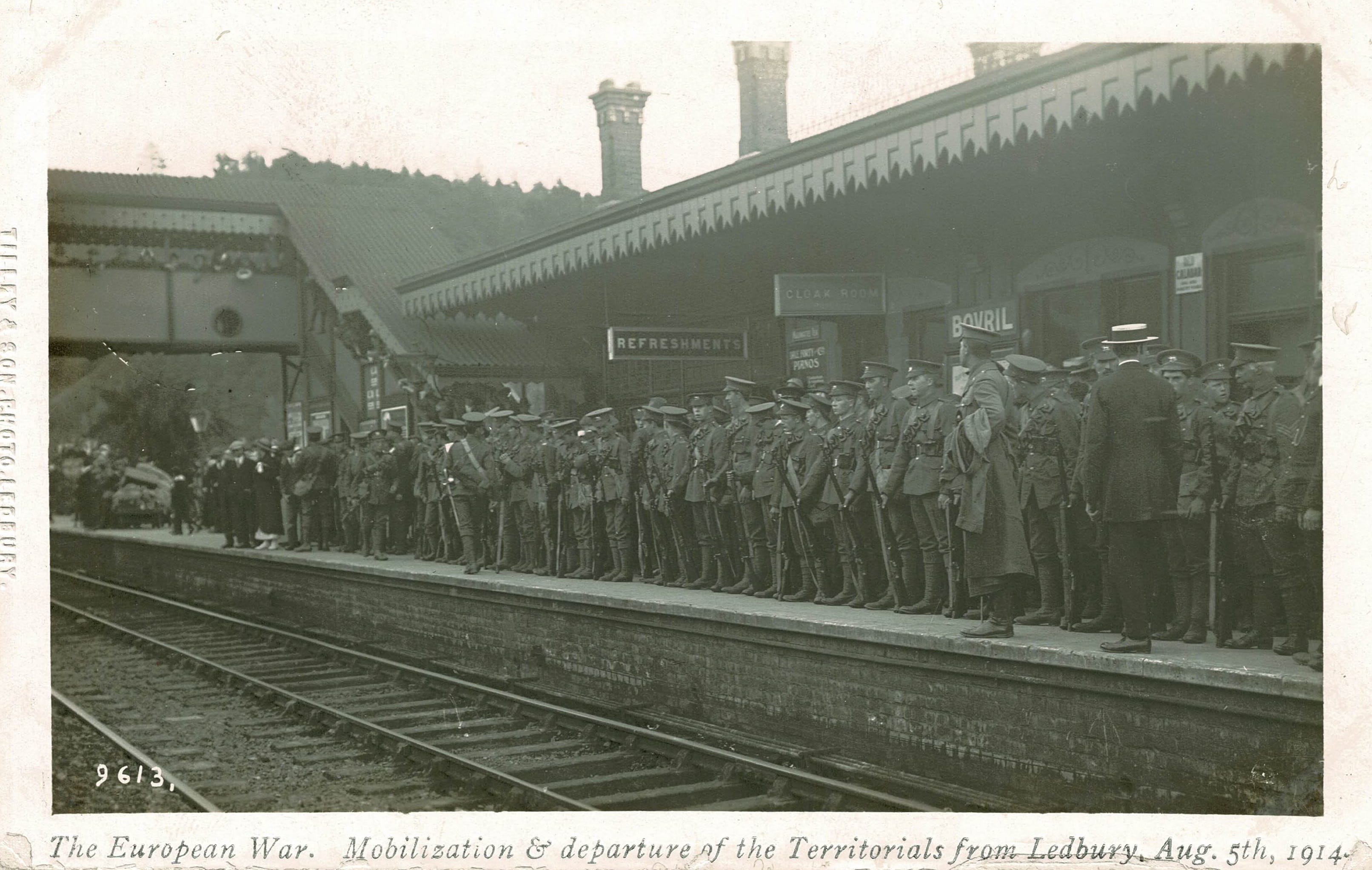 Ledbury Railway Station August 1914