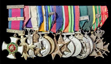 Lt Col Chipp's medals