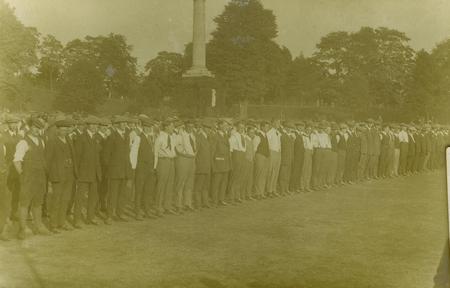 Recruits on Parade 1914