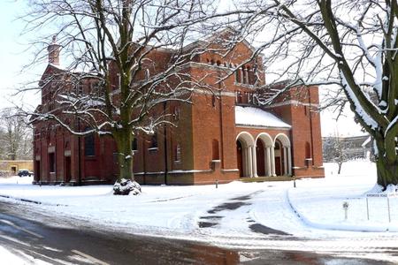The RMAS Memorial Chapel - on a snowy day!
