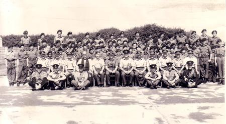 Herefordshire Army cadet Force at annual camp Chickerell Camp late 1960s - Jack as RSM.