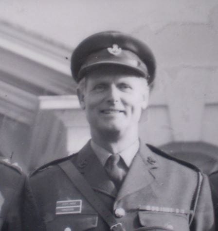 Maj Howe as a Cadet Force Instructor