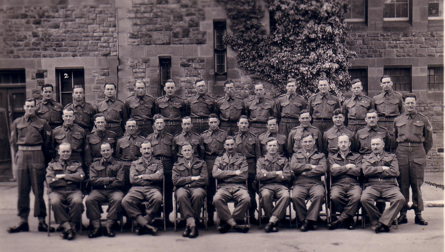 D Coy Brecon, 1946, first camp after the war.