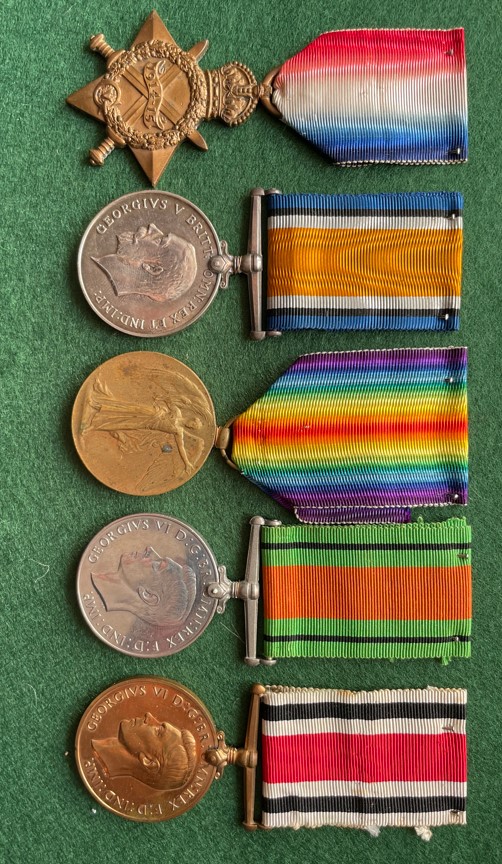 Pte Hughes' Medals