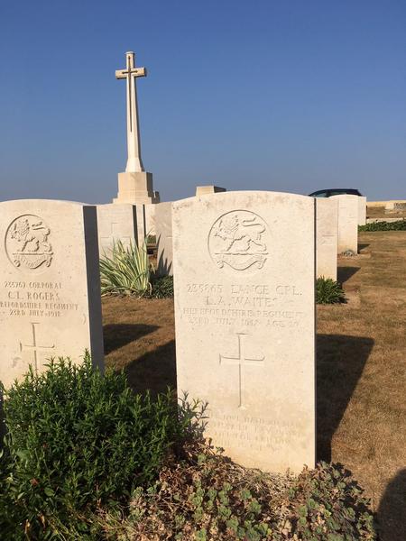 Raperie Commonwealth War Graves Commission cemetery in France