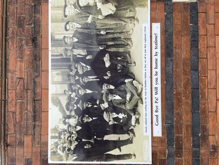 Rushden 1914 Volunteers at Rushden Station