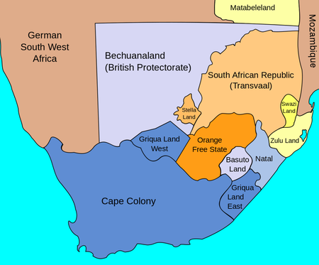The States of South Africa 1899