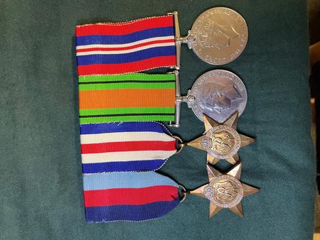 Pte Tom Robins medals