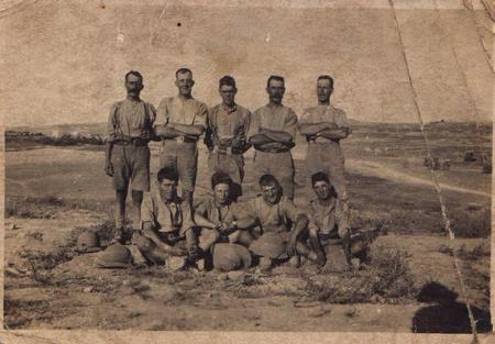 Harry Jessett with others from Ledbury serving in the Middle East in 1916