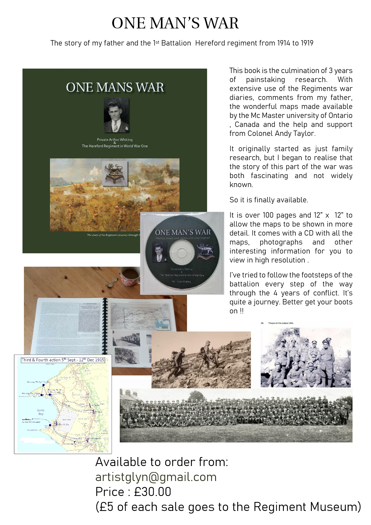 One Man's War - Flyer
