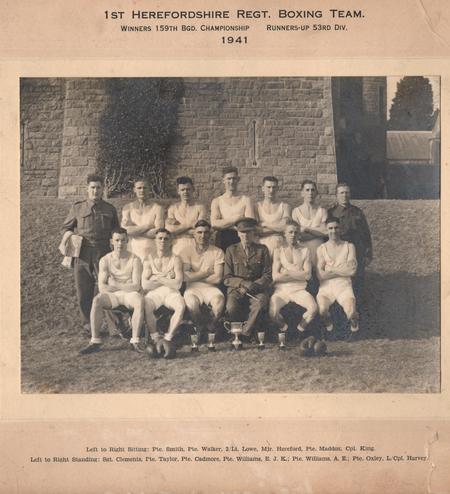 The Battalion Boxing Team 1941